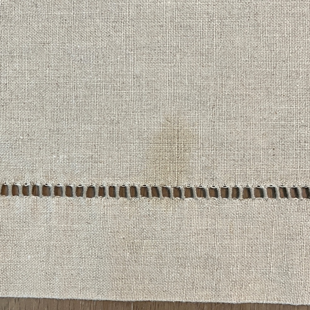 Natural Color Linen Placemats - Four 14.5 x 19 inch - Picture 6 of 7
